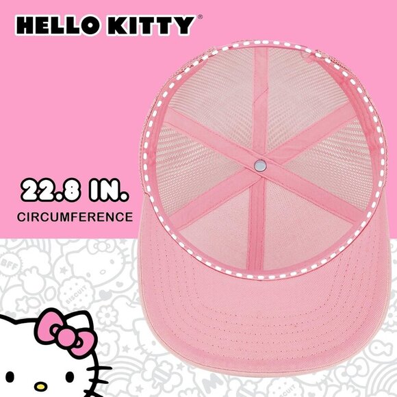 Hello Kitty Baseball Cap Women\'s Cotton Adjustable Sun Hat Curved Brim main image 5